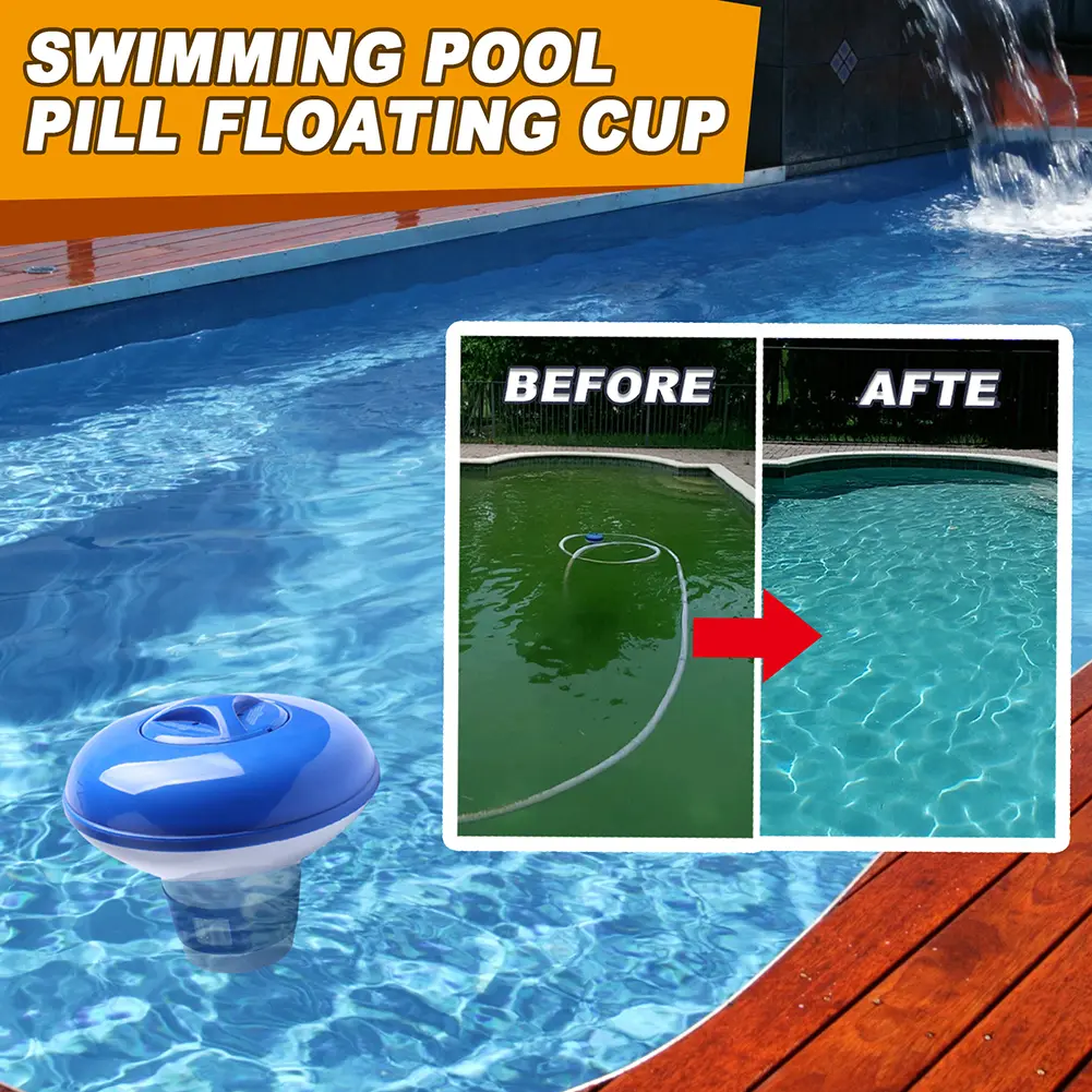 Swimming Pool Floating Chlorine Dispenser Disinfection Automatic Applicator Pump Spa Swimming Pool Accessories