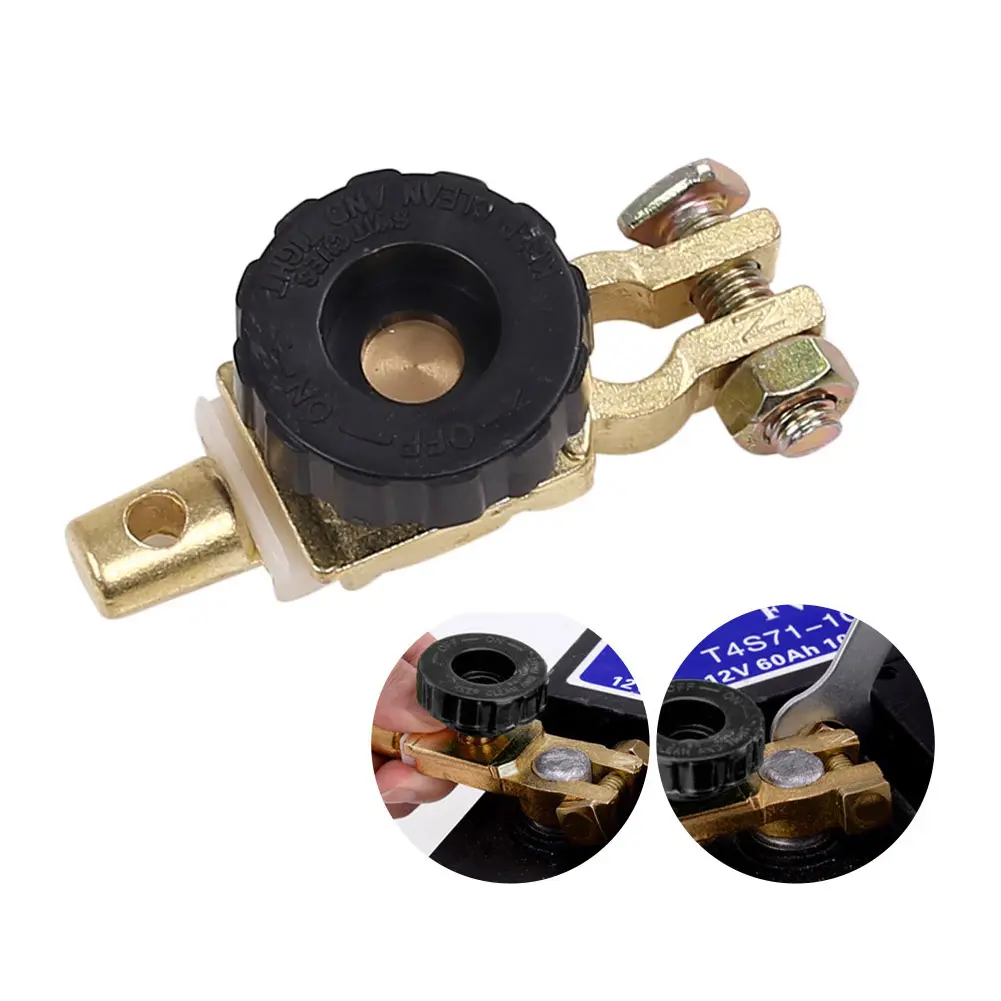 Battery Terminal Link Switch 17MM Quick Cut-off Switch Quick Cut-off Disconnect Protector Battery Isolator Auto Car Accessories