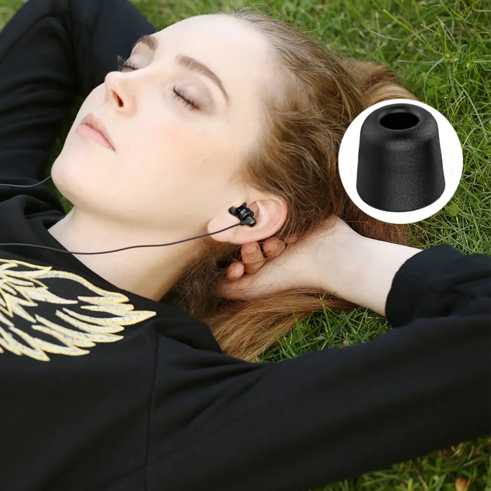 Earphone Earplugs Enhanced Music Experience Memory Foam Ear Tips Noise Isolating Earbud Covers Compact Lightweight for Earphone