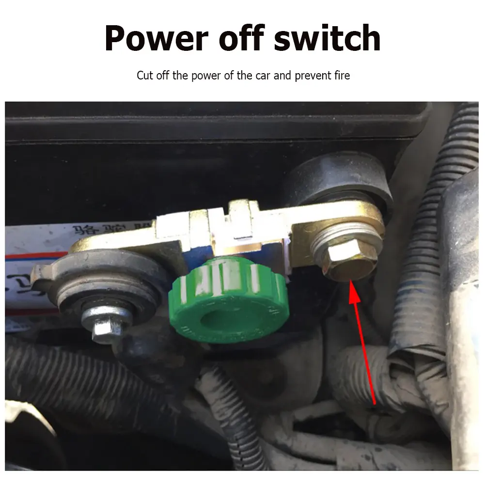 Battery Terminal Link Switch 17MM Quick Cut-off Switch Quick Cut-off Disconnect Protector Battery Isolator Auto Car Accessories