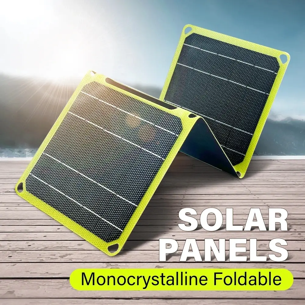 ​30W/40W 5V Portable Cell Phone Charge Panels PD 20W QC 3.0 5V 9V 12V Foldable Mobile Power Bank Charger for USB A C Power Bank