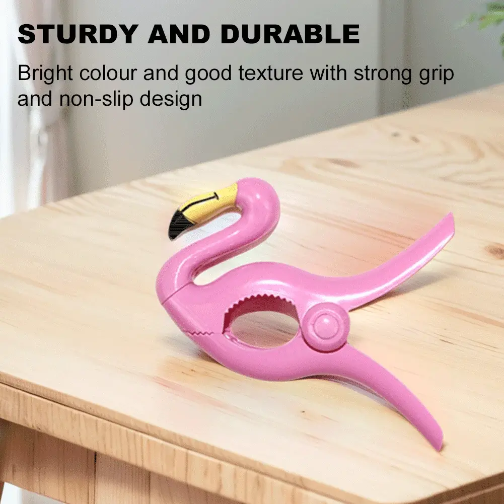 Cute Plastic Beach Towels Clips Animal Decorative Clothes Pegs Pins Cute Animal Beach Towel Clamp for Sun Lounger Beach Sunbed