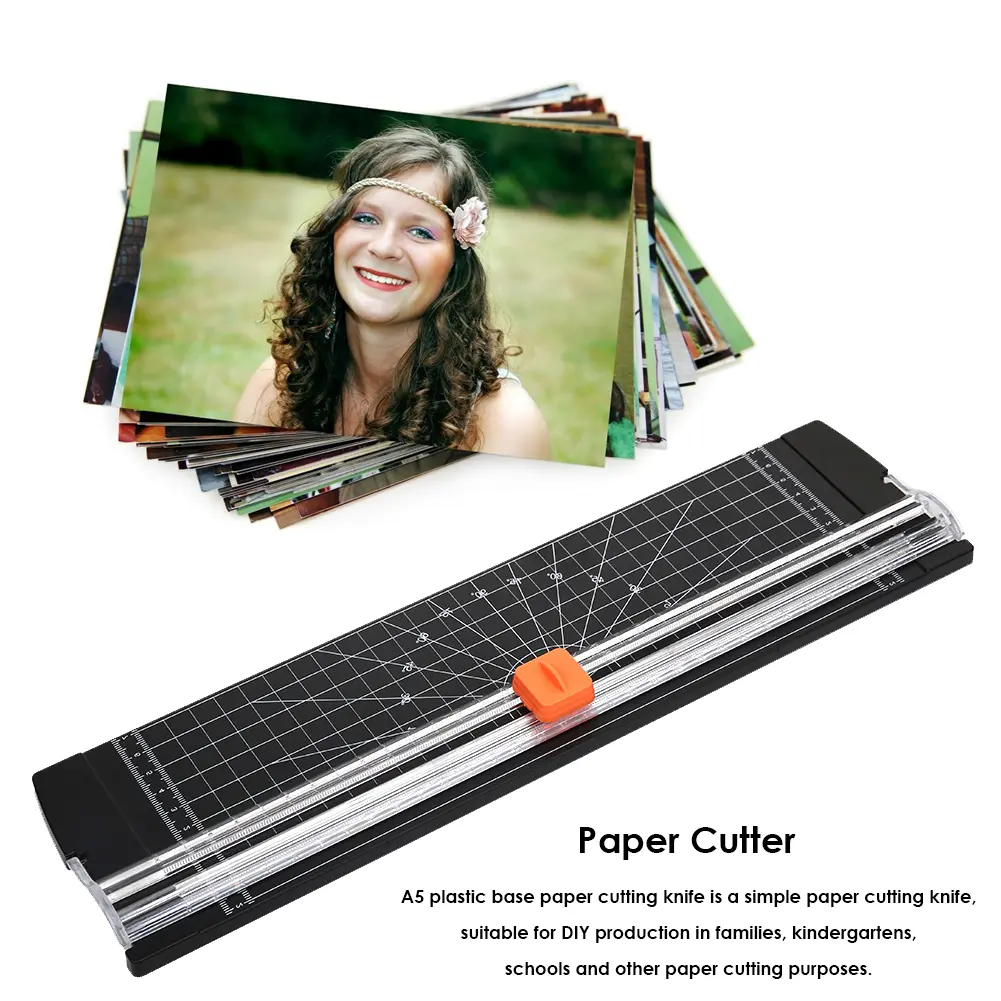 A4 Paper Photo Cutter Scrapbook Trimmer Machine Office Cutting Mat Blade for DIY
