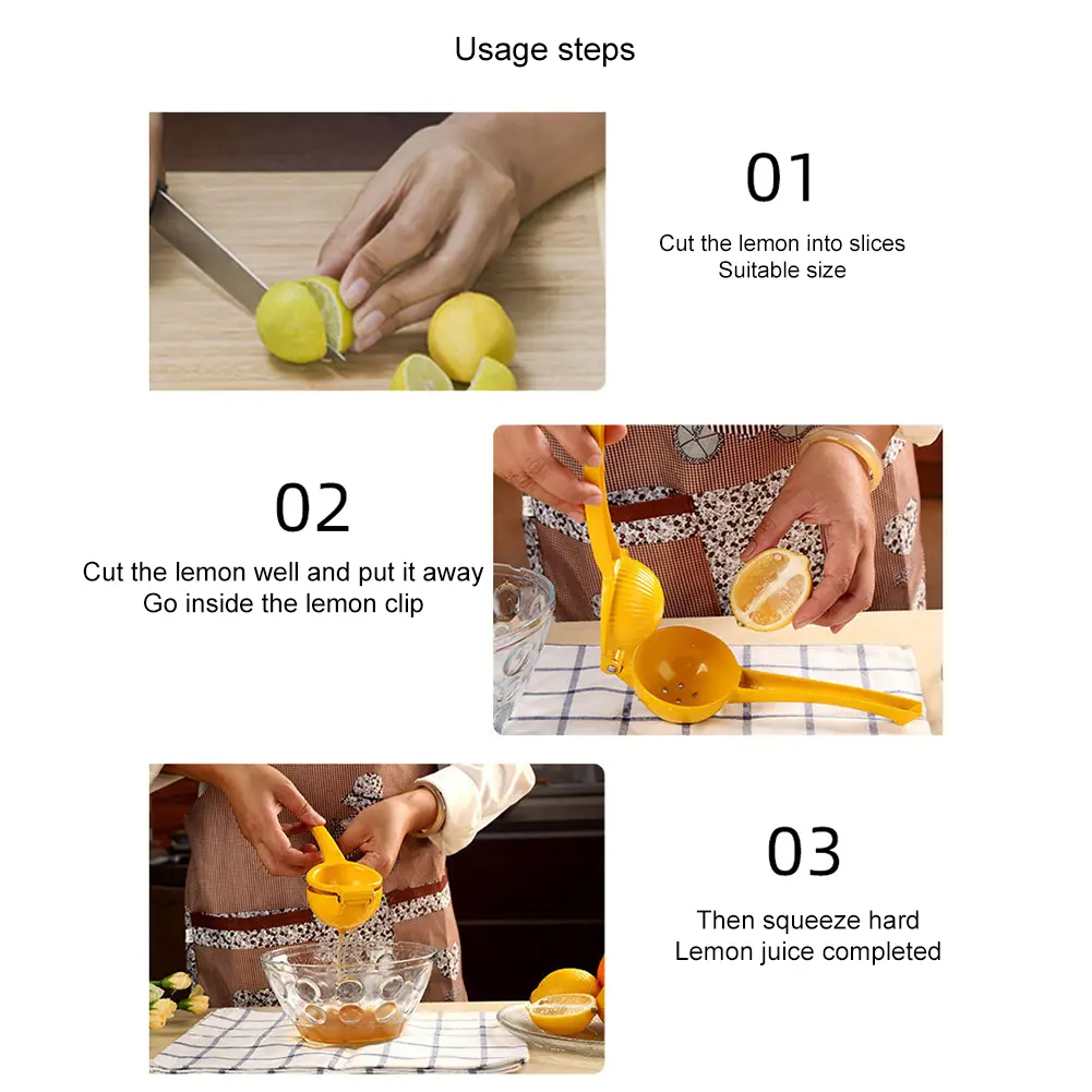 Lemon Squeezer Home Manual Lemon Squeezer Easy To Clean Hand Pressed Orange Fruit Juicer Sturdy Portable Practical Kitchen Tool