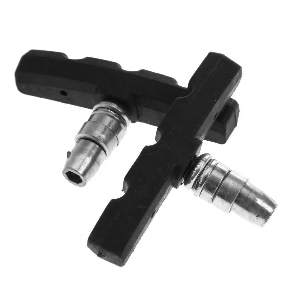 1-10PCS Mountain Road Bike Brake Blocks Rubber Bicycle V-brake Shoes Pads Cycling Parts