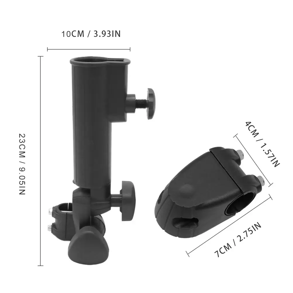 Golf Cart Umbrella Holder Plastic Umbrella Storage Stand Multifunction Golf Trolley Umbrella Stand  Adjustable Umbrella Mounting