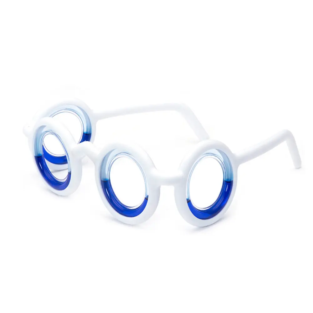 Anti-Vertigo Glasses Without Lens Motion Sickness Glasses Detachable Lightweight for Old Adults Children Anti-Sickness Glasses