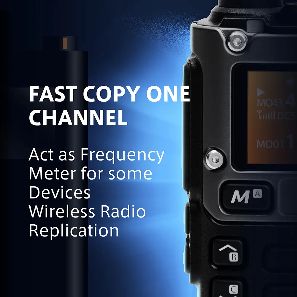 UV-K6 Two Way Radio UHF VHF DTMF FM Portable Multi-Band Transceiver NOAA Wireless Frequency Two Way CB Radio Communicator Device