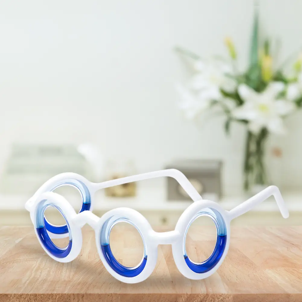 Anti-Vertigo Glasses Without Lens Motion Sickness Glasses Detachable Lightweight for Old Adults Children Anti-Sickness Glasses