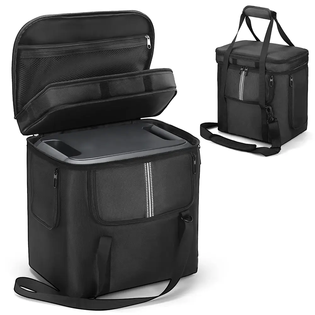 Carrying Case for BLUETTI Portable Power Station AC180/AC2A Case Travel Carrying Bag Protective Case with Shoulder Strap&Handle