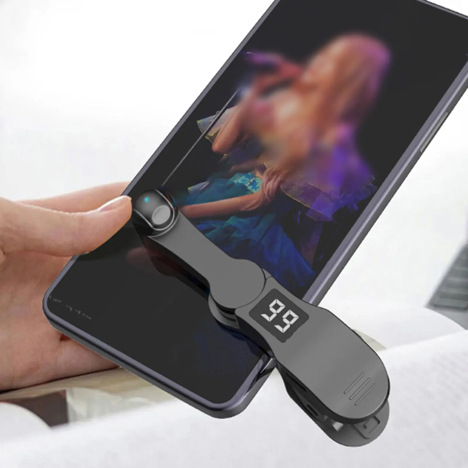 Digital Auto Screen Clicker USB Game Screen Touch Tapper 108 Gears Finger Clicking Simulator for Smart Phone Apps Video Live