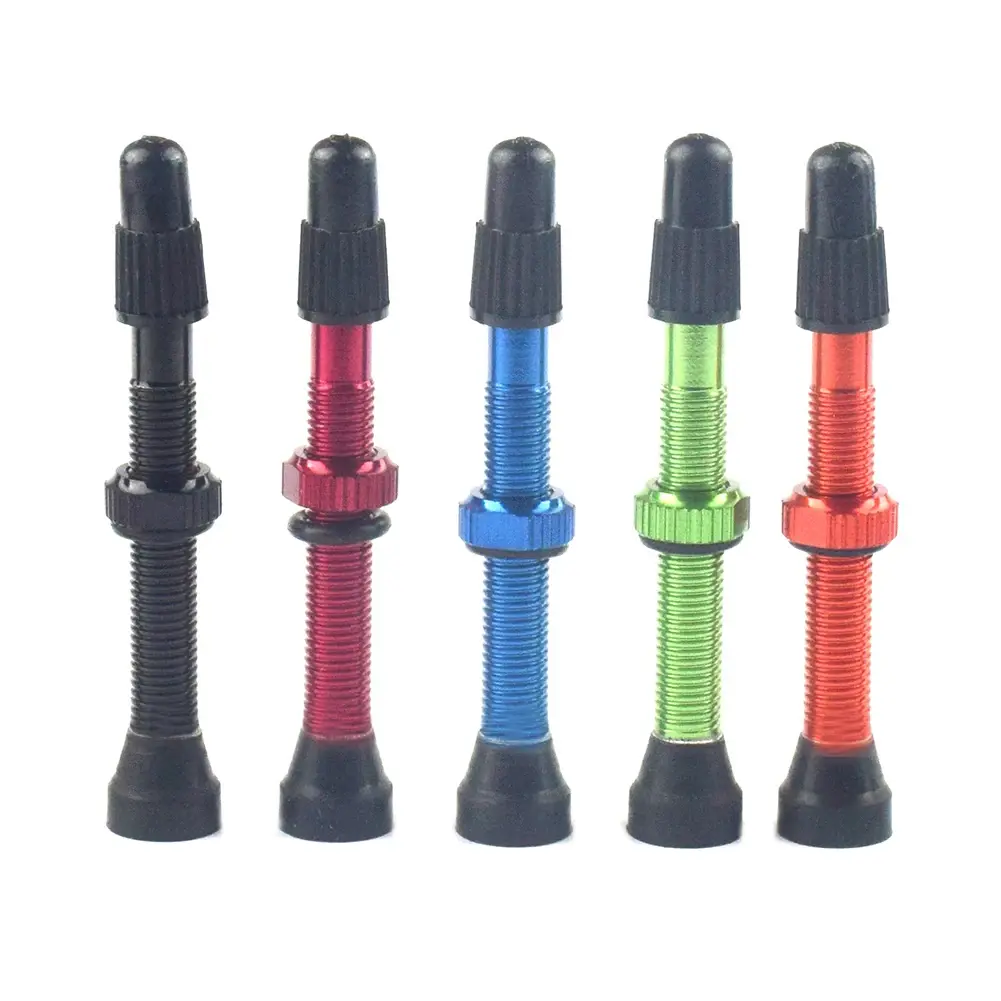 1PC/Pair Valvula Tubeless Stem Presta Valve For Road MTB Bike 60mm Aluminum Alloy Repairing Elements Tubeless Tire Tyre