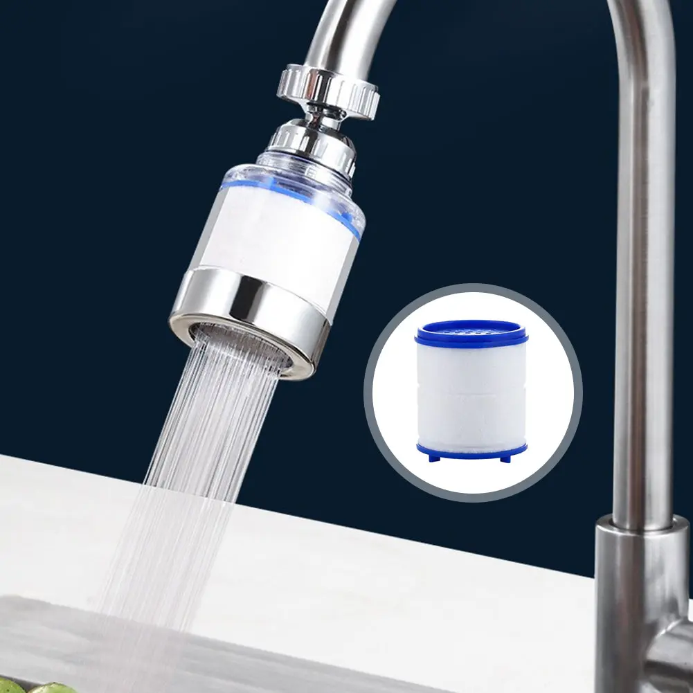 Faucet Water Clean Filter Purifier 360 Degree Rotating Splash Filters Faucet Adapter Water Saving for Household Kitchen Bathroom