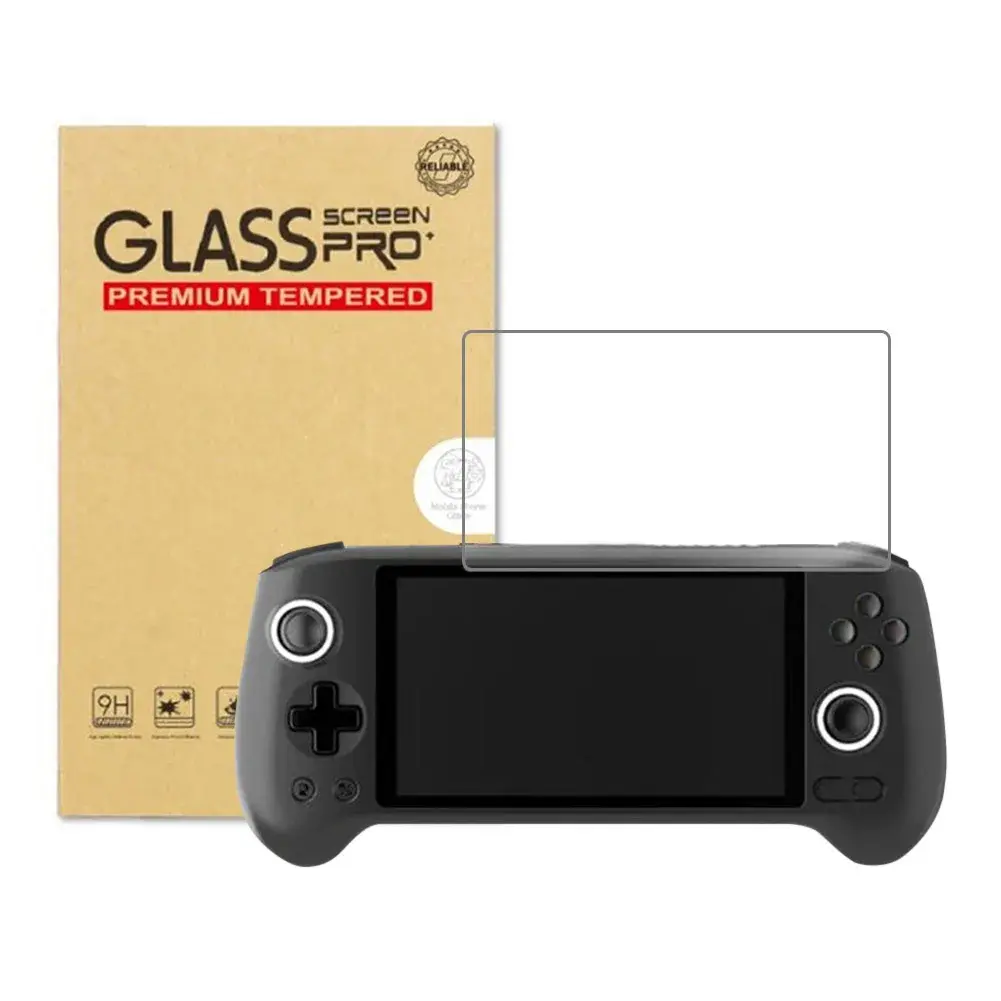 Silicone Protective Cover For Anbernic RG556 Shockproof Storage Bag EVA Travel Protective Case Tempered Glass Screen Protector