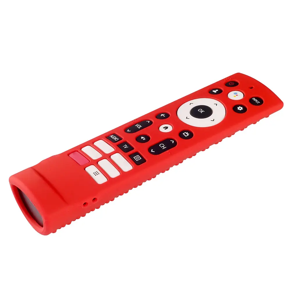 Controller Skin Shockproof TV Remote Control Case Cover with Removal Lanyard TV Remote Cover for Hisense Voice Remote ERF3V90H