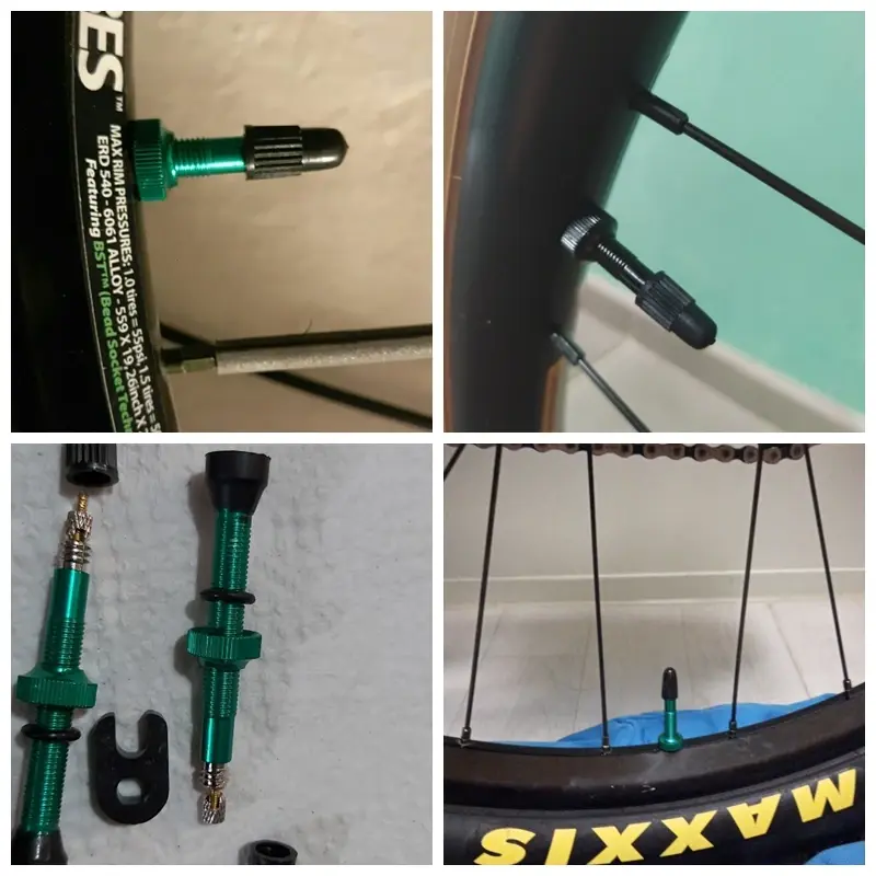 1PC/Pair Valvula Tubeless Stem Presta Valve For Road MTB Bike 60mm Aluminum Alloy Repairing Elements Tubeless Tire Tyre