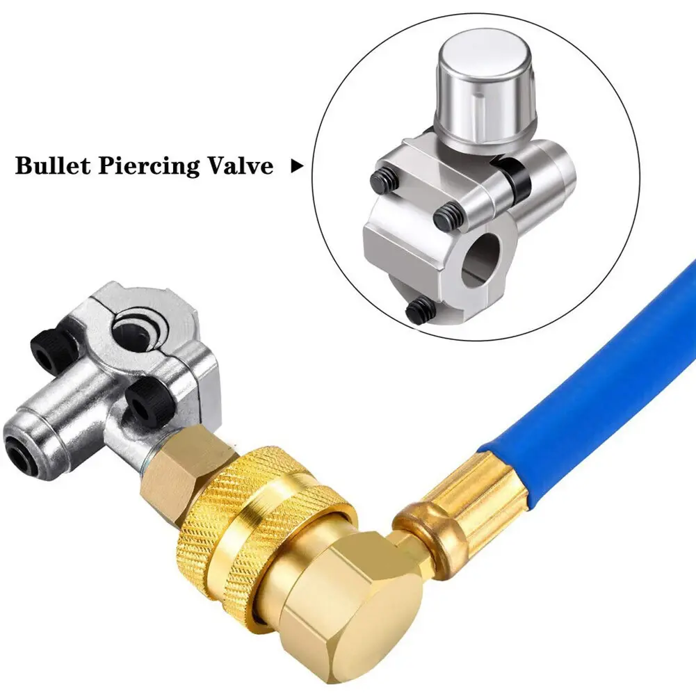 BPV-31 Bullet Piercing Valve Air Conditioner Refrigerator Line Tap Faucet Valve Hand Tools For HVAC AC Parts Fixation ﻿
