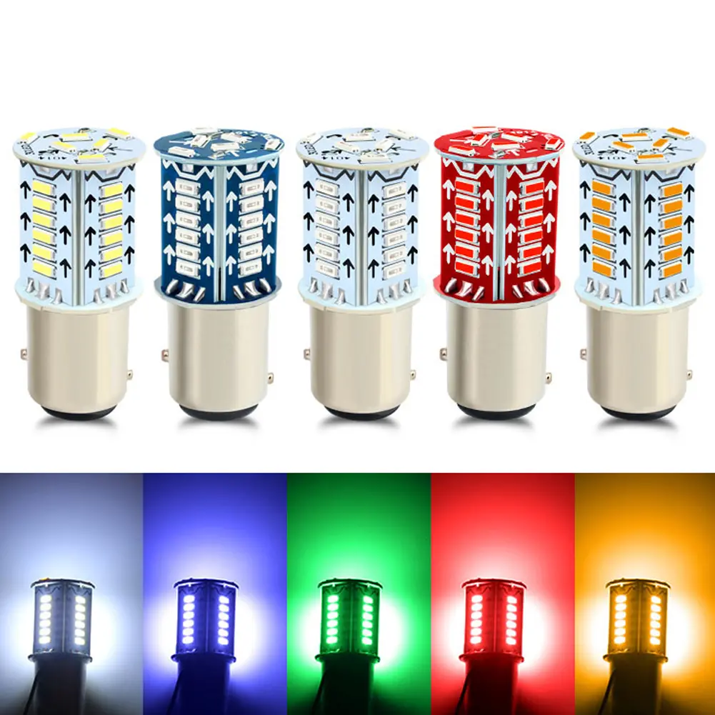 LED Brake Flash Bulb 12V Strobe LED Taillights Flashing Reverse Brake Parking Lamps Universal for Cars Trucks Motorcycles Trail