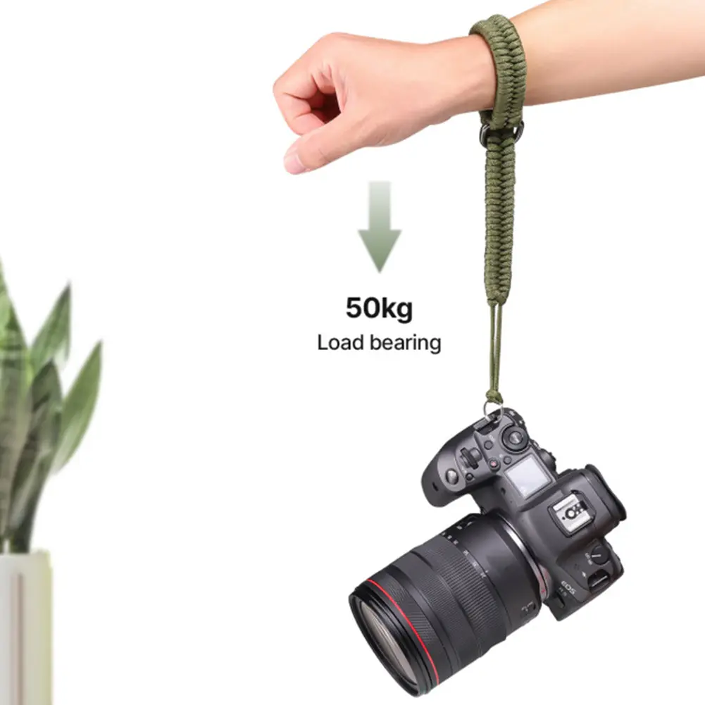 Handmade Woven Camera Wrist Strap with Safer Connector Camera Hand Strap Safety Strap for Canon Nikon Sony Fuji Leica Olympus