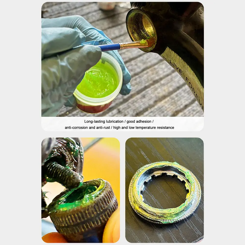 Premium Bike Grease 50g Bicycle Repair Tool Butter Mid-axis Pedal Bowl Group Maintenance Lubricant for Mountain Road Bikes