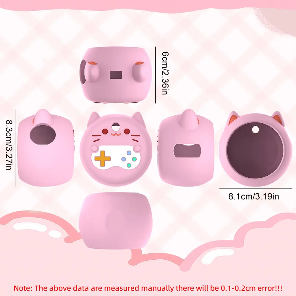 Silicone Case Protective Skin Sleeve Shockproof Protective Cover with Lanyard for Punirunes Virtual Electronic Pets Accessories