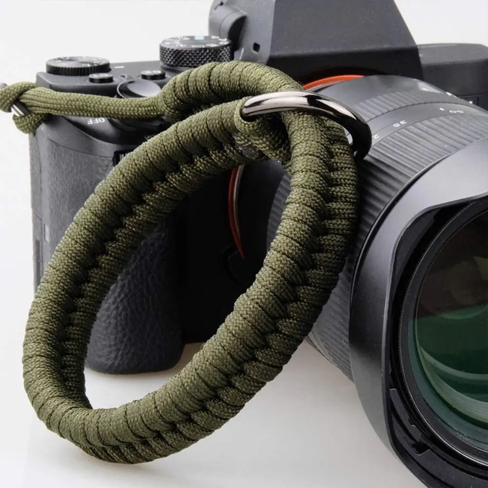 Handmade Woven Camera Wrist Strap with Safer Connector Camera Hand Strap Safety Strap for Canon Nikon Sony Fuji Leica Olympus