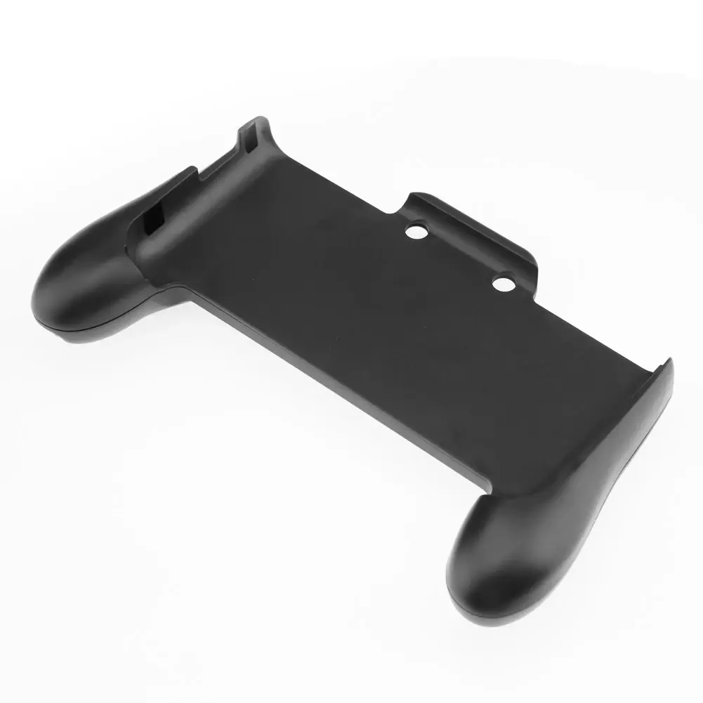 3 in 1 Hand Grip +Crystal Case+Plastic Stylus Pen for Nintendo NEW 2DS LL 2DS XL Console Black Accessories 1.5m cable+ bag