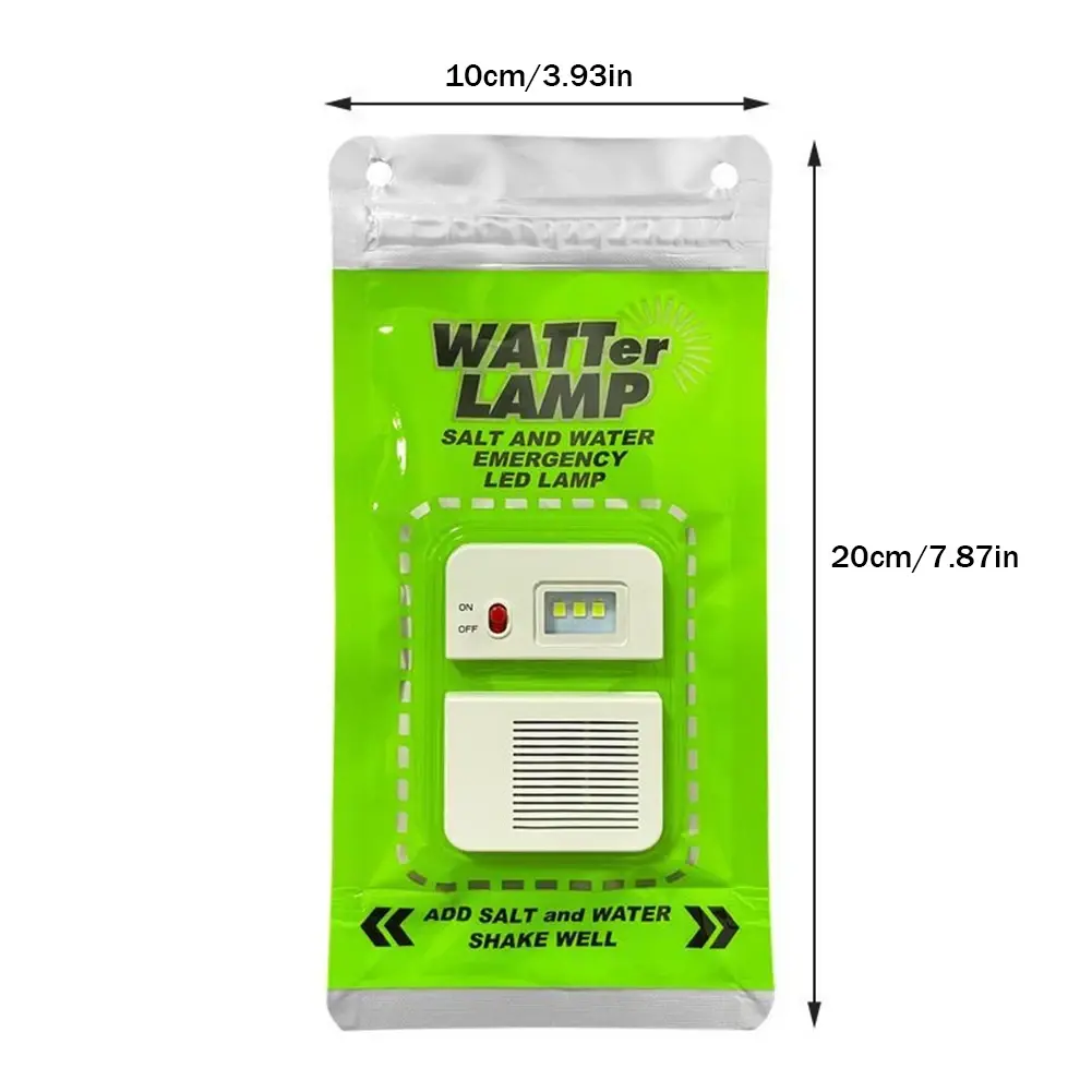 Portable Camping Lamp Salt Water LED Emergency Lamp for Outdoor Camping Night Fishing Lamp Energy Saving Lamp Travel Supplies