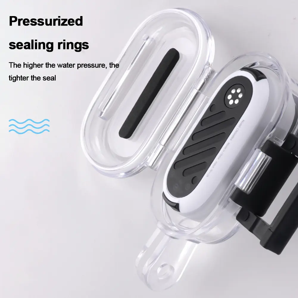 Buckle Design Camera Protective Case 40m Waterproof Camera Protective Housing Case Action Camera Accessories for Insta 360 Go 3