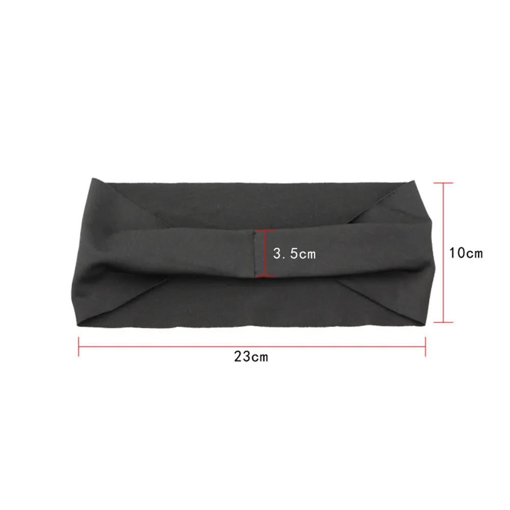 Sports Headbands For Men Woman Gym Yoga Sweat Hair Bands Soft Elastic Hairbands Stretch Outdoor Sport Sweatbands