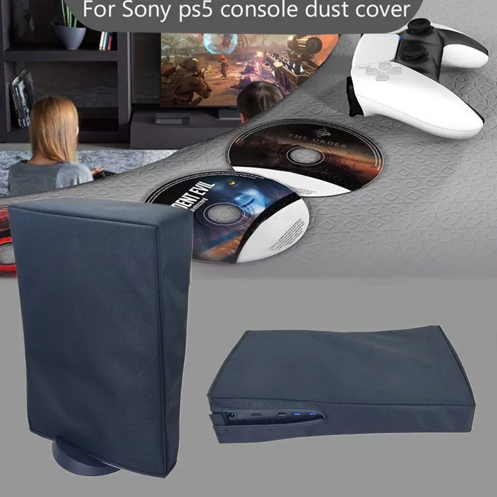 Dust Proof Cover for Sony PlayStation 5 PS5 Game Console Protector Case  Washable Anti-scratch Sleeve Protective Host Guard tool