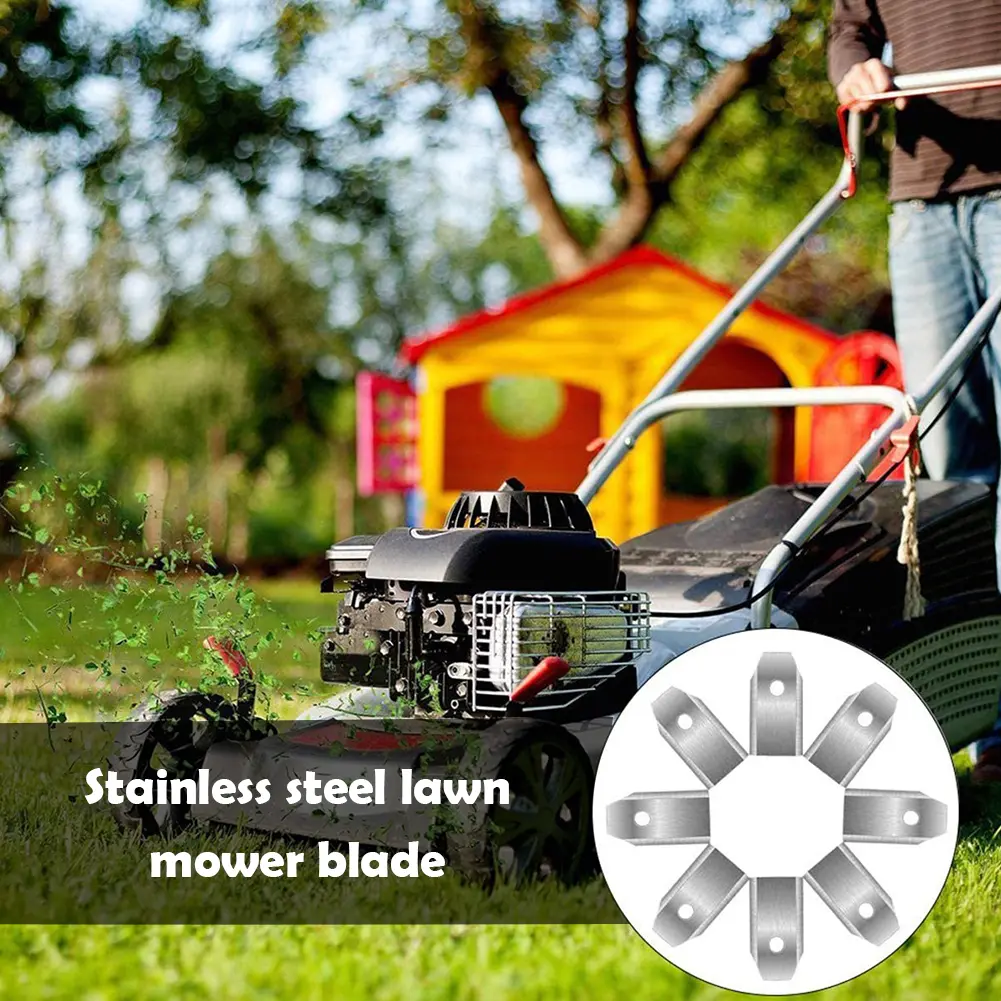 18-60pcs Lawn Mower Cutting Blades Replacement Stainless Steel Cutting Blade Set for Husqvarna Automower/Yardforce/Gardena