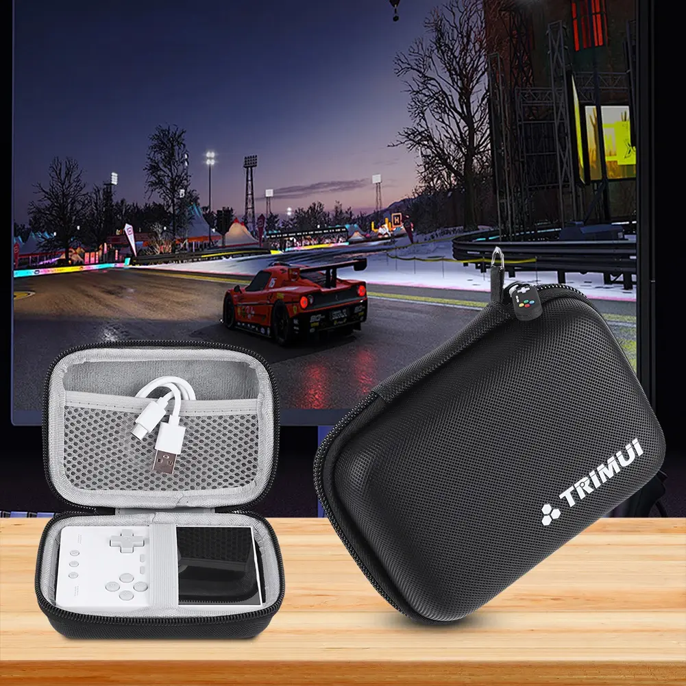 For Trimui Brick Hard Carrying Case Shockproof Travel Carry Bag with Mesh Bag Game Accessories Box Game Console Case Storage Bag