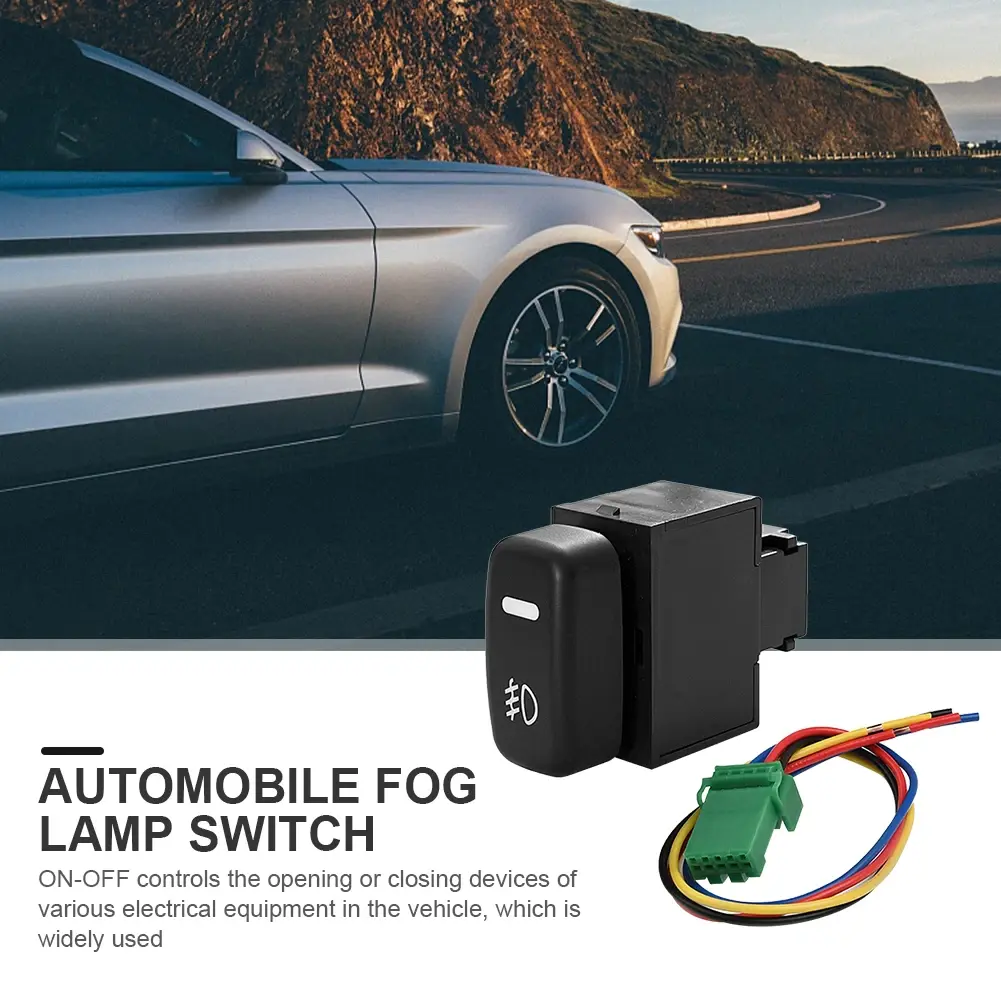 12V 24V Car Fog Light Button Replacement Fog Lamp Controller WIth Pure Copper Wire For MITSUBISHI PAJERO/LANCER/TRITON/L200