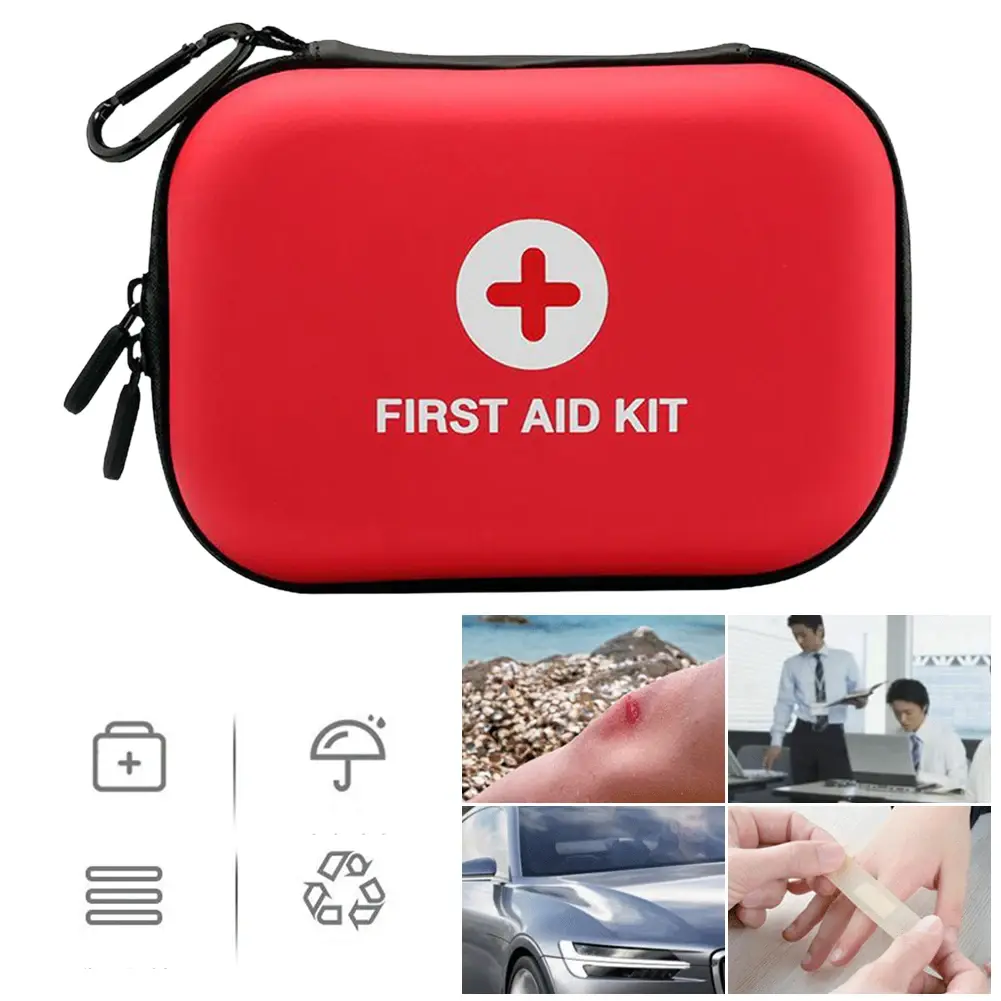 Outdoor Travel Medical Bag Empty First Aid Kit Bag Waterproof Hard Case Rescue Car First Aid Kit Portable Emergency Medical Bag
