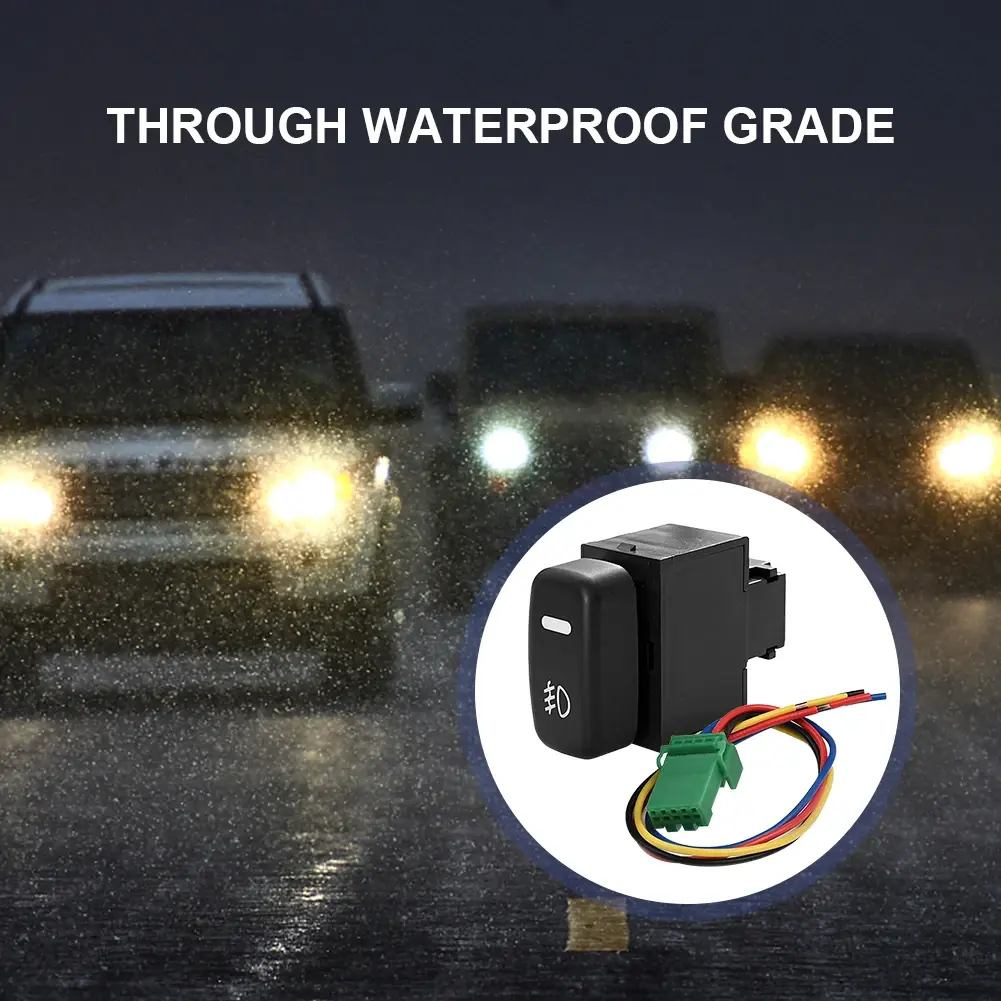 12V 24V Car Fog Light Button Replacement Fog Lamp Controller WIth Pure Copper Wire For MITSUBISHI PAJERO/LANCER/TRITON/L200