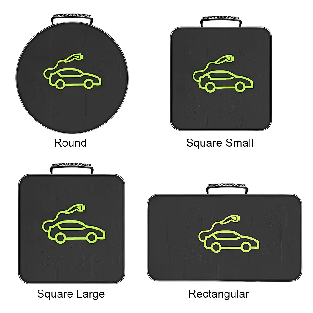 EV Car Charging Cable Bag Fire Retardant Electric Car Charger Case Cable Holder for Electric Vehicle Charger Cable Plugs Sockets