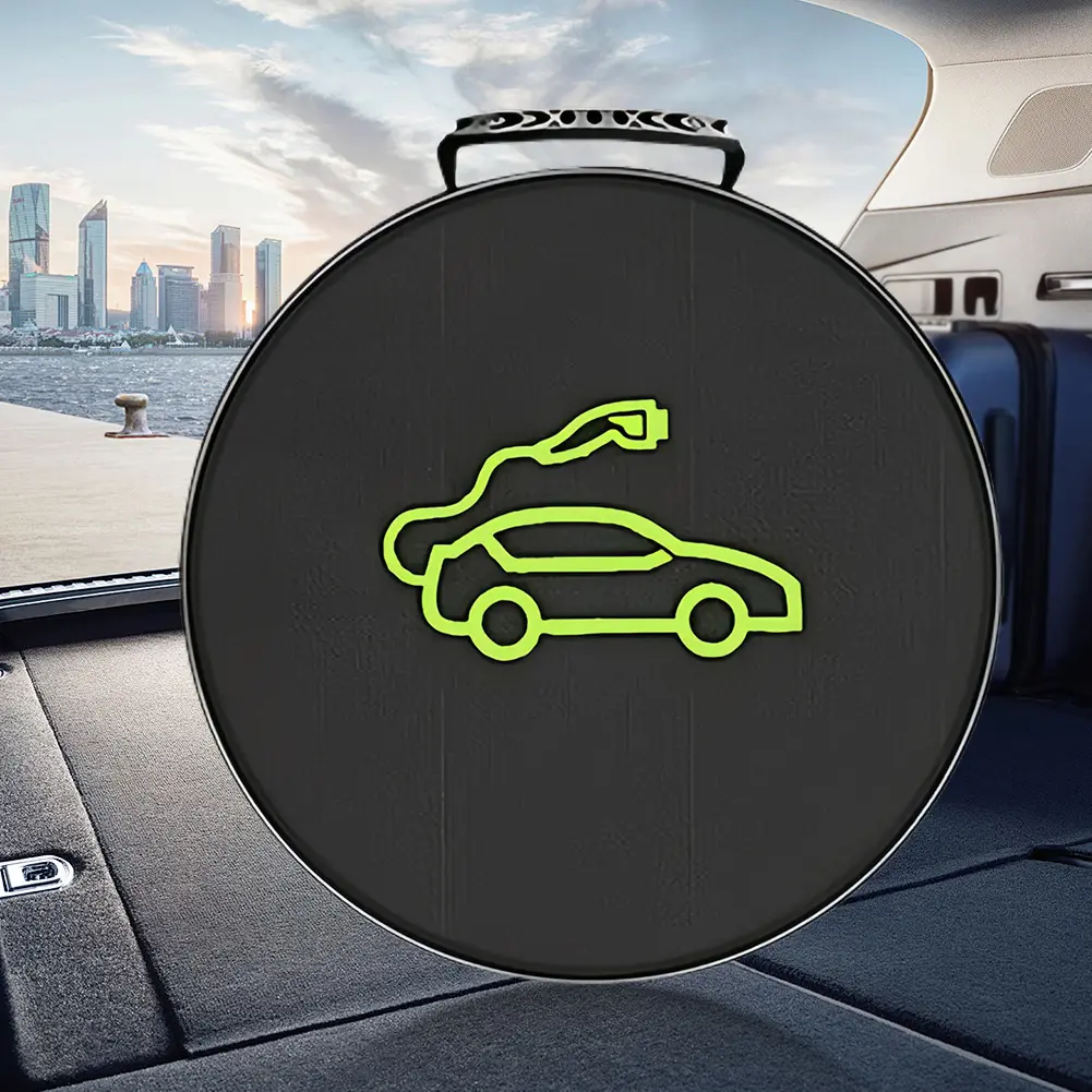 EV Car Charging Cable Bag Fire Retardant Electric Car Charger Case Cable Holder for Electric Vehicle Charger Cable Plugs Sockets