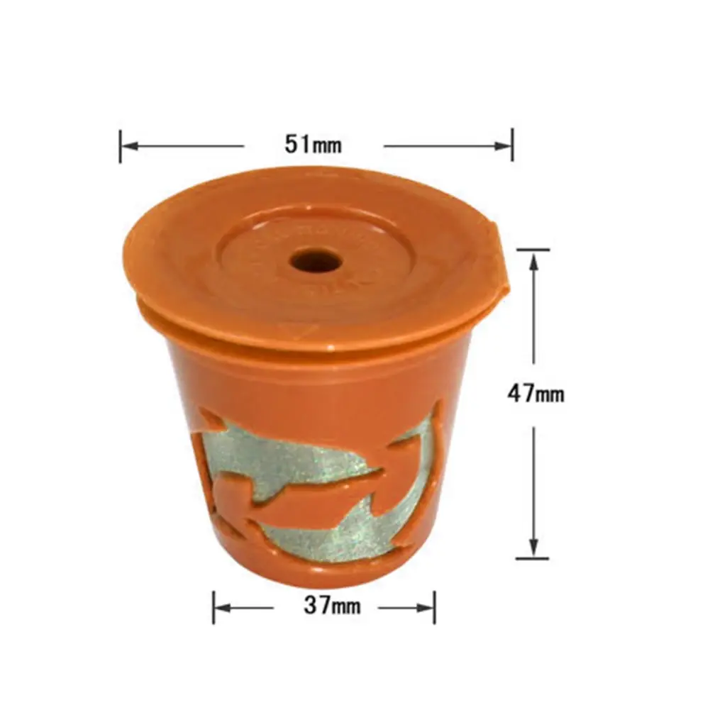Coffee Filter Maker Pod Reusable Refillable Coffee Machine Filter Cup Heat-resistance Burr-free for Home Kitchen Office Gadgets