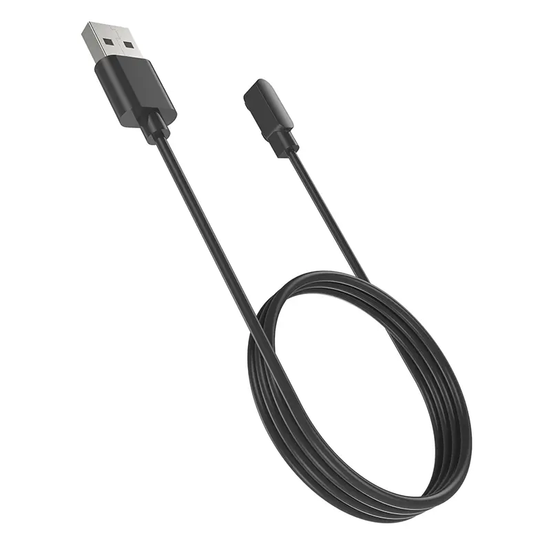 Magnetic Smart Watch Charger Multiple Protection USB 2 Pin Charging Cord 1M Smart Bracelet Charging Cable for Zeblaze Vibe 7 Pro