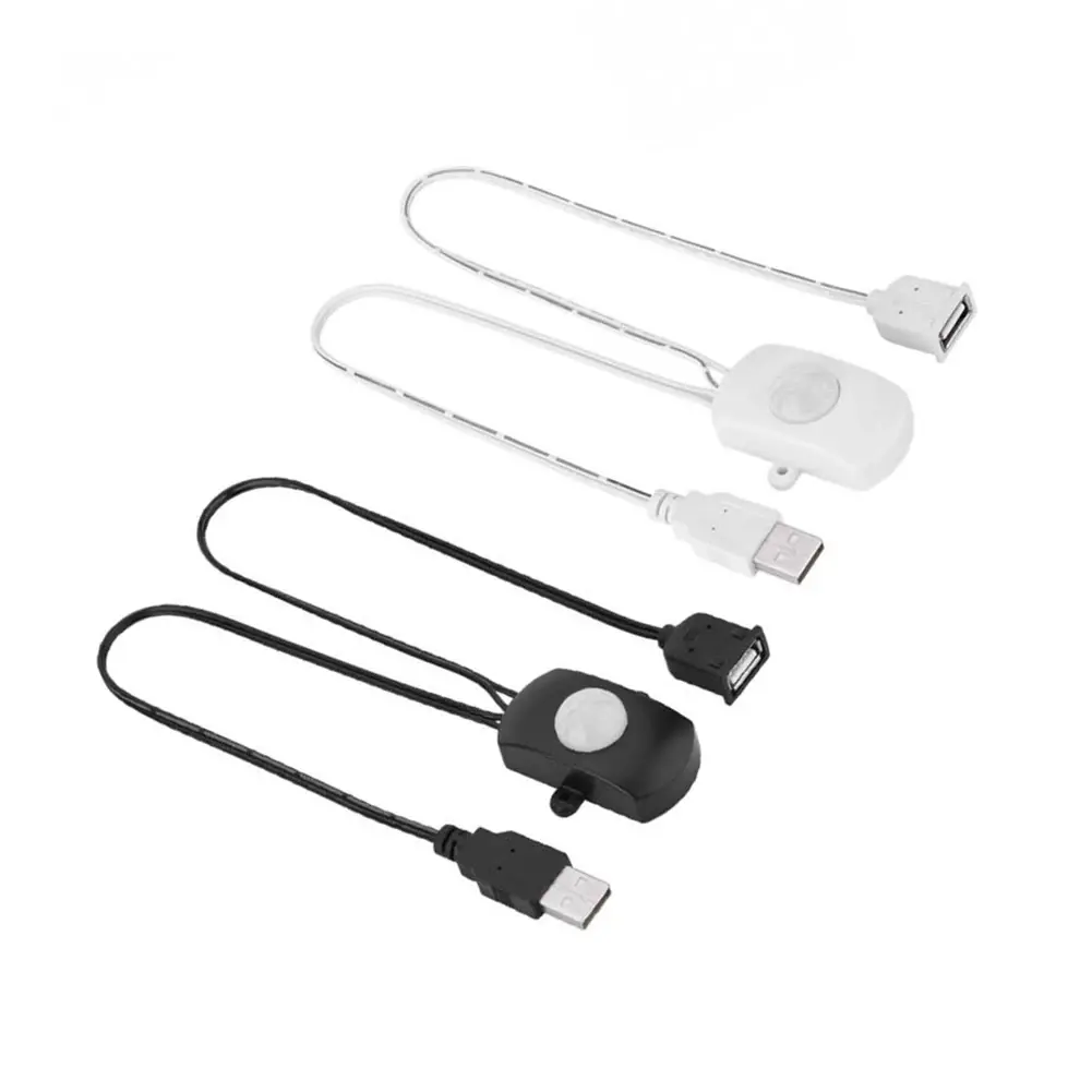 DC 5V-24V USB PIR Motion Sensor Switch Infrared Human Body Motion Detector Switch Adjustable For LED Light Strip Automatic