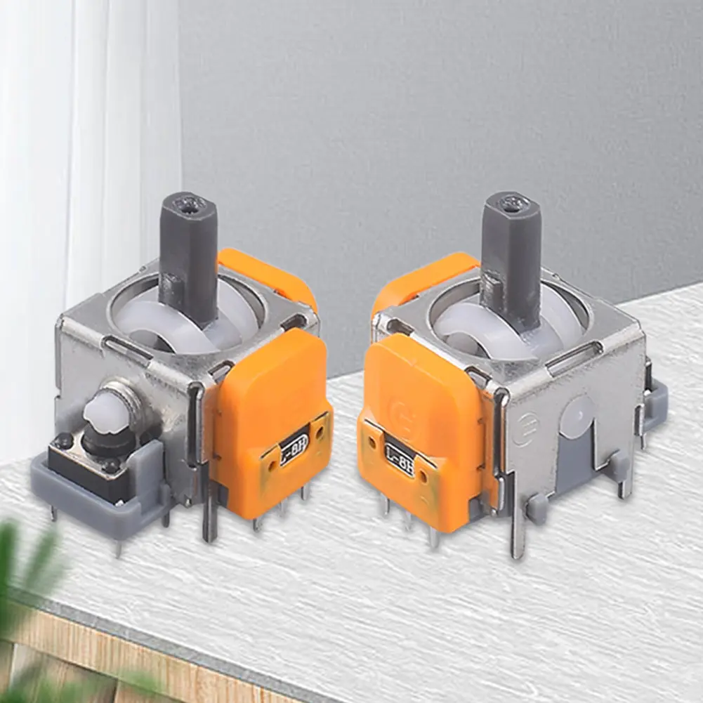 2pcs Gaming Handle Hall Rocker Joystick Sensor Replacement Joystick Analog 3D Analog Joystick for Switch Pro/PS4/PS5/Xbox