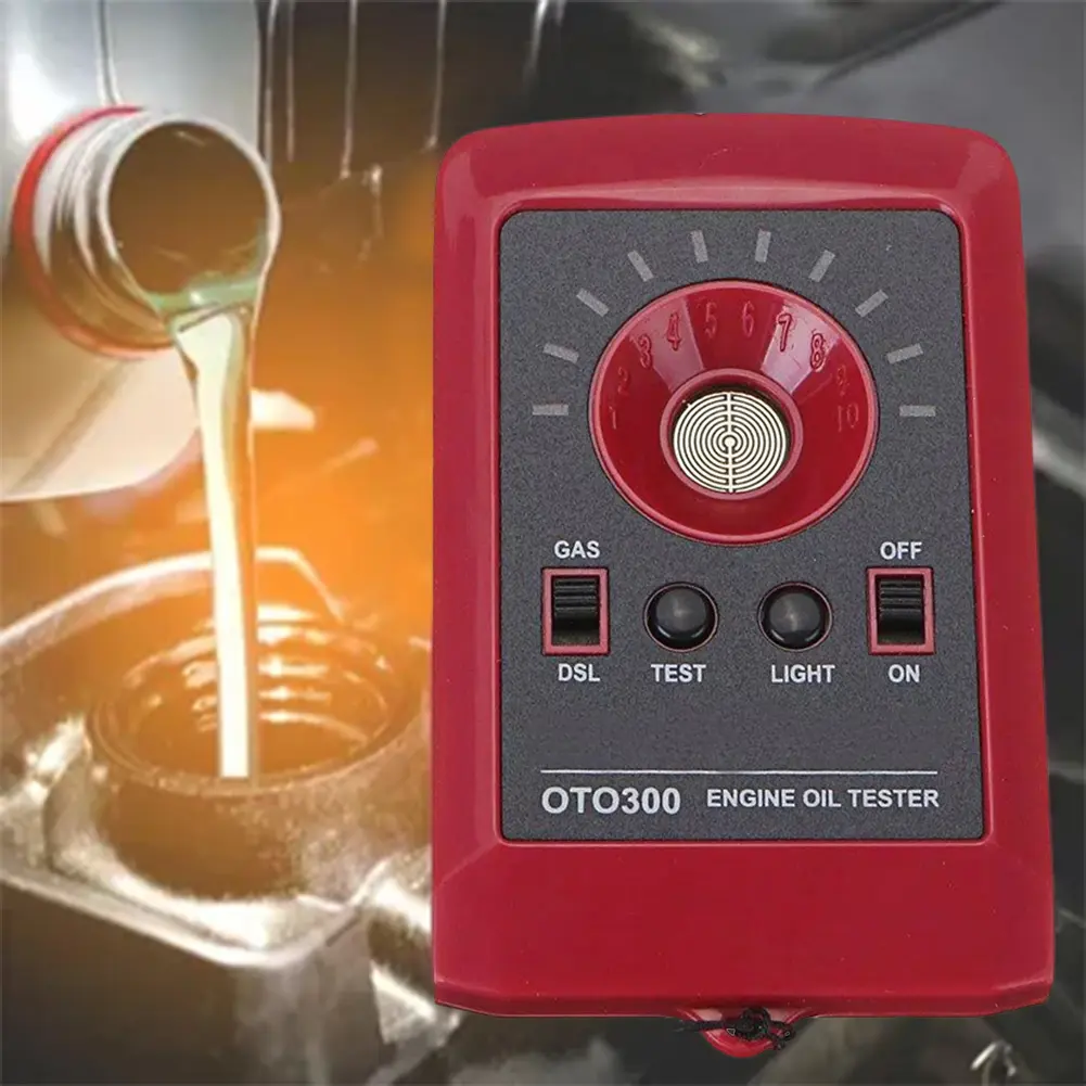 Motor Engine Detector LED Digital Car Oil Quality Tester Digital Car Oil Tester Gas Diesel Fluid Analyzer Engine Diagnosis Tools