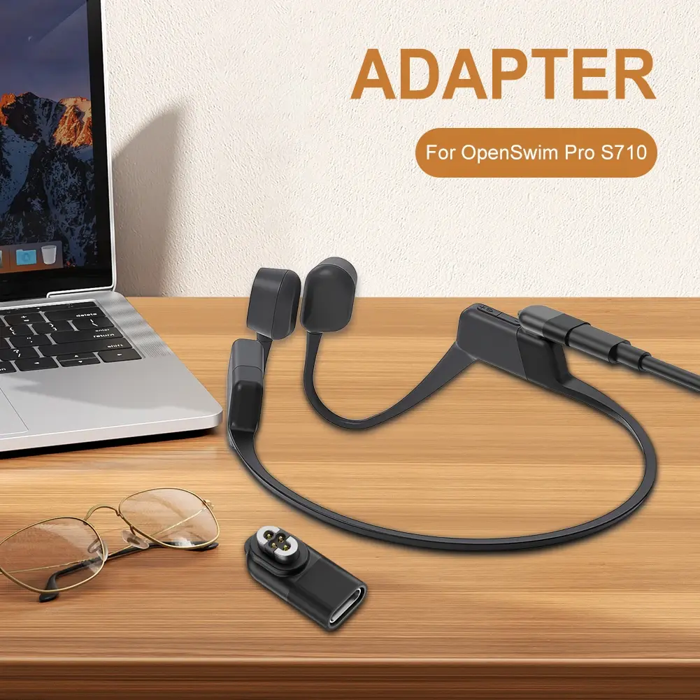 For Shokz Charger Adapter Magnetic Converter Portable USB C Charging Cable Adapter Charger Converter for SHOKZ OpenSwim Pro S710