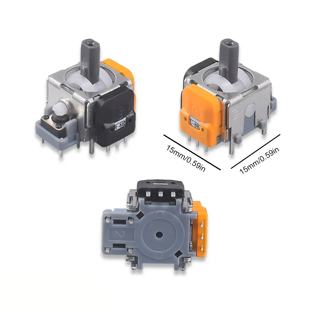 2pcs Gaming Handle Hall Rocker Joystick Sensor Replacement Joystick Analog 3D Analog Joystick for Switch Pro/PS4/PS5/Xbox