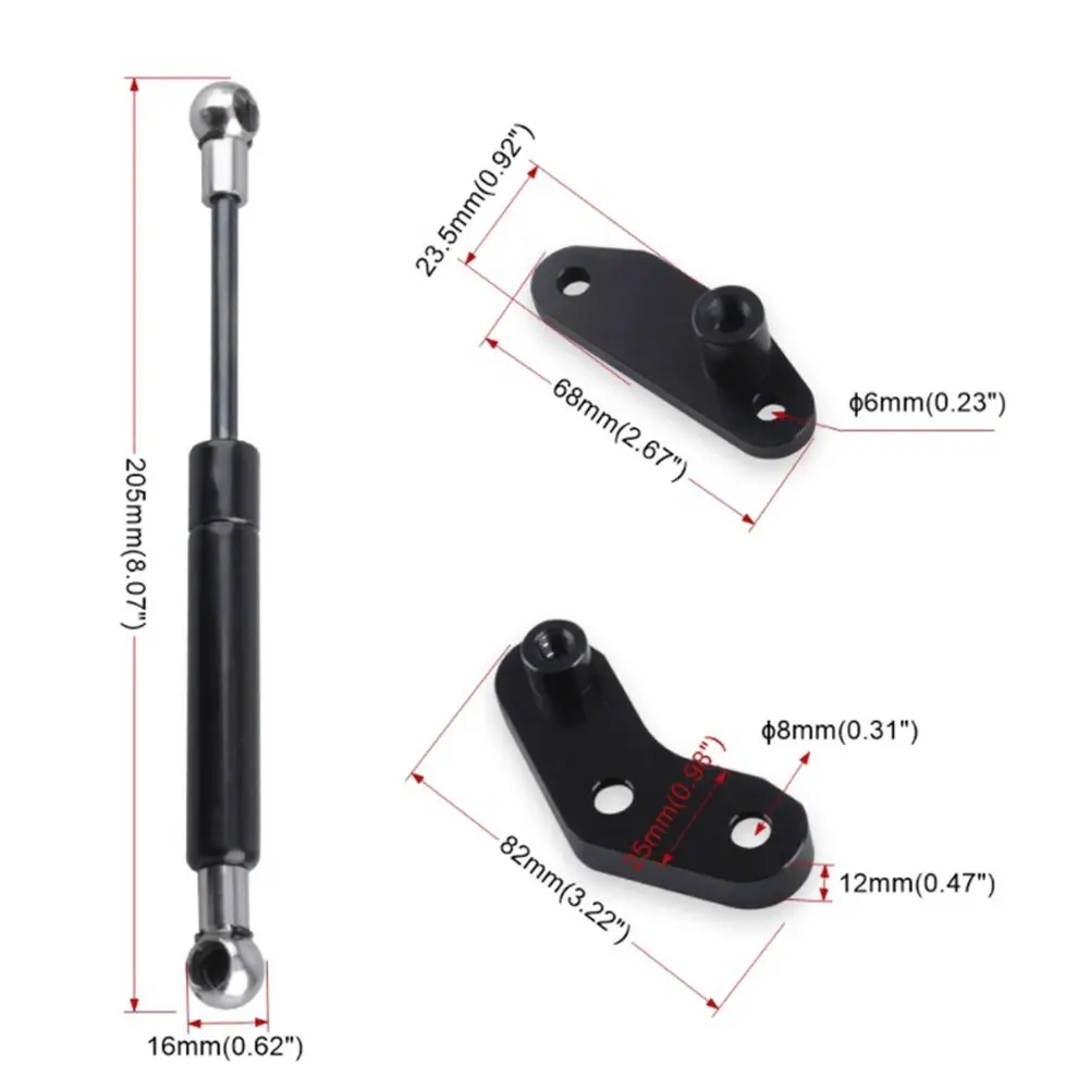 for Can Am Maverick X3 2017-2022 Anodized Door Opener Sets Aluminum Car Slow Down Support Rod Front Or Rear Door Shocks Struts
