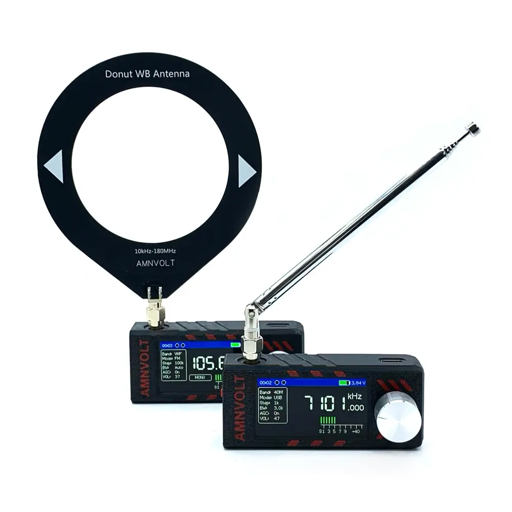 SI4732 0.5-108mhz LSB USB AM FM FM/AM Radio with Antenna HF SW MW VHF Radio Portable Radio All Band Radio Receiver