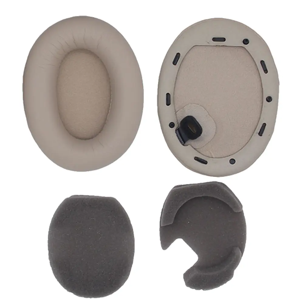 Replacement Ear Pads Cushions for Sony WH-1000XM4 Headphone Memory Foam Ear Cushions Headset Ear Cushions Leather Case