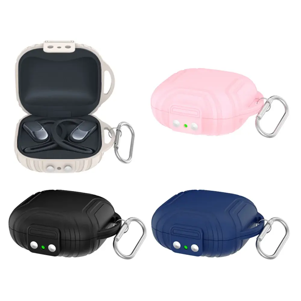 For SHOKZ OpenFit Air (T511) Earphone Protective Cover Shockproof Soft Earbuds Case Silicone Case Cover For Shokz OpenFit Air