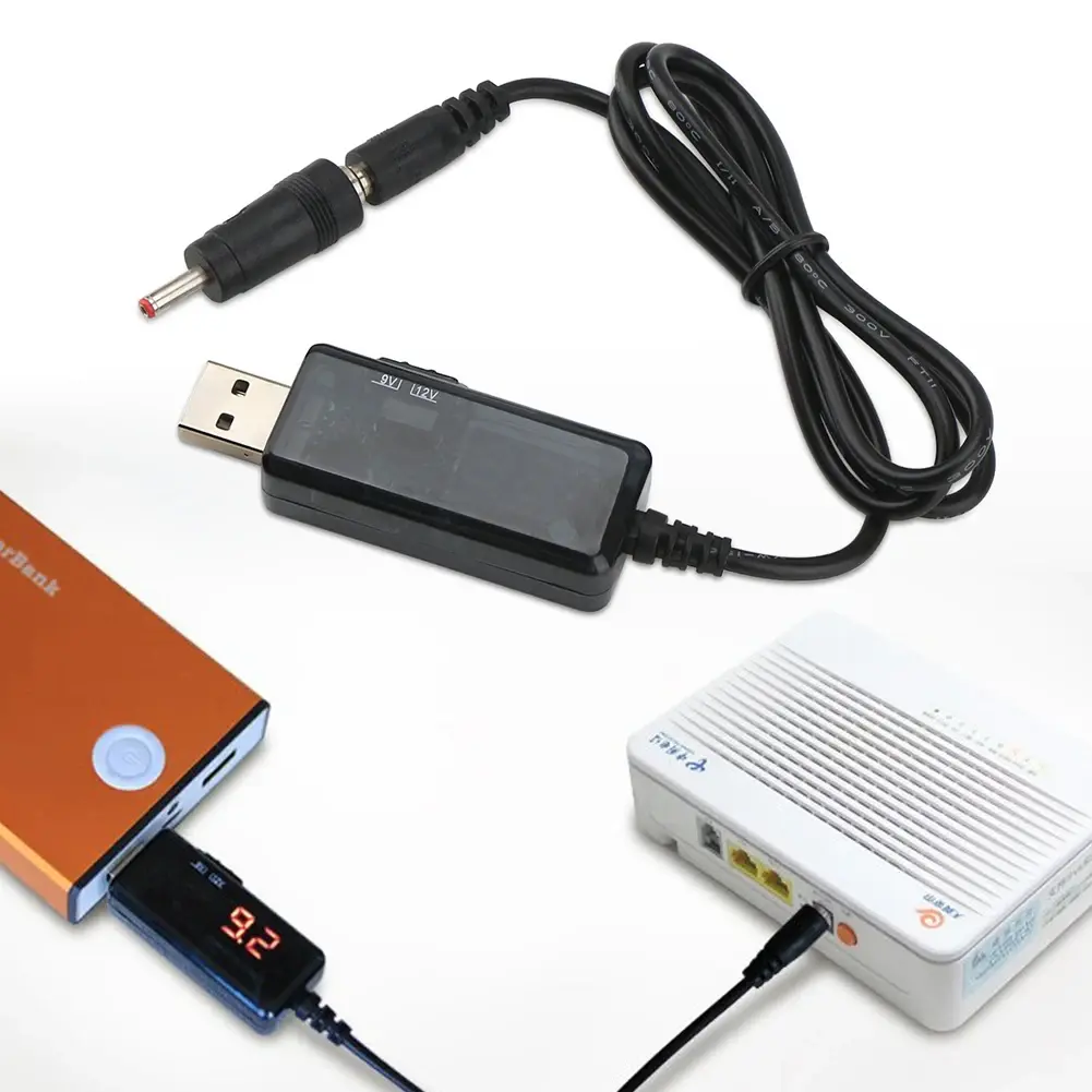 USB Boost Converter DC 5V to 9V 12V USB Step-up Boost with 3.5x1.35mm Connecter For Power Supply/Charger/Power Converter